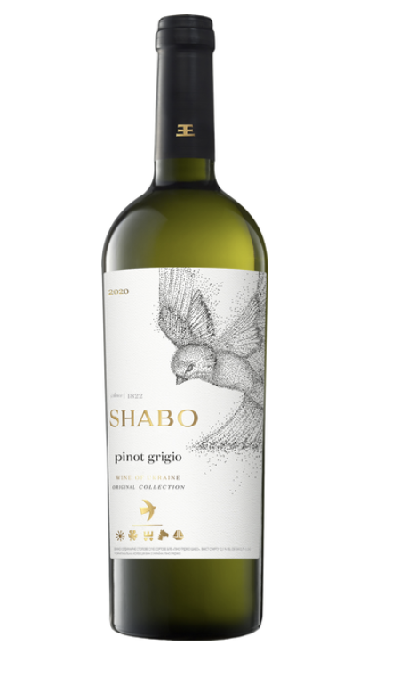 Вино Shabo OC Піно Гріджіо сухе біле 10-14% 0.75 л 